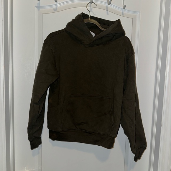Aritzia Tops - Aritzia Sweat fleece Cozy Fleece Green Hoodie Size Medium Amazing Condition